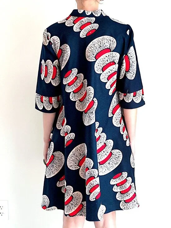 NEW Zuri Shirt Dress in Rare Nuclear Pattern Size Small - Picture 4 of 7